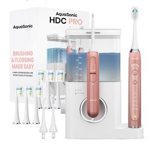 Aquasonic Home Dental Center PRO – Brushing & Flossing